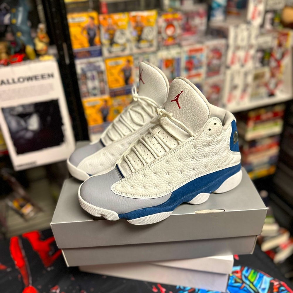 Nike Air Jordan 13 (XIII) French Blue/ Cool Grey Mens size 10.5